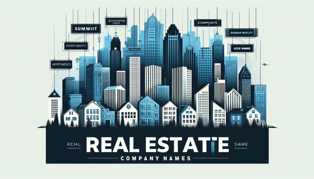 Real Estate Company Name Ideas