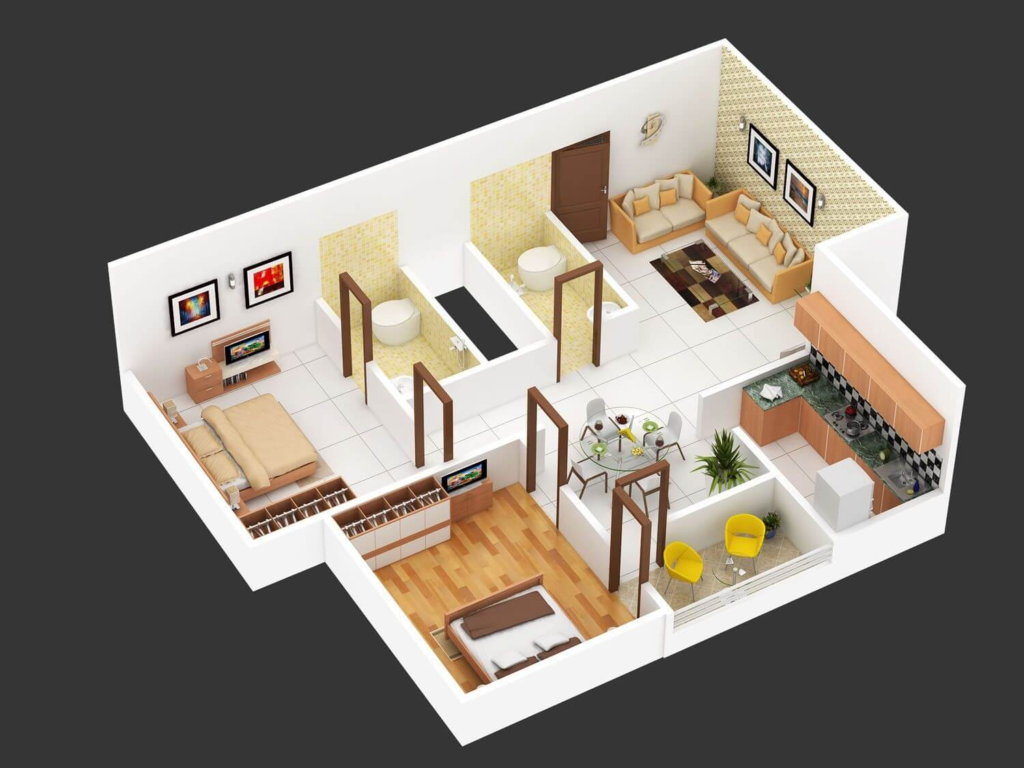 2bhk house plan