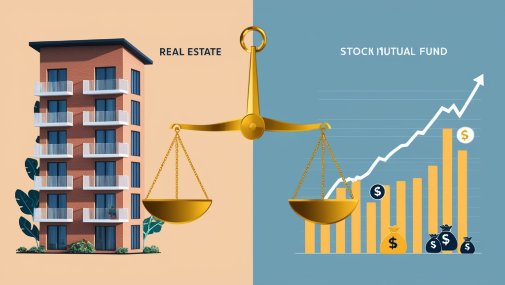 Real estate vs mutual funds India