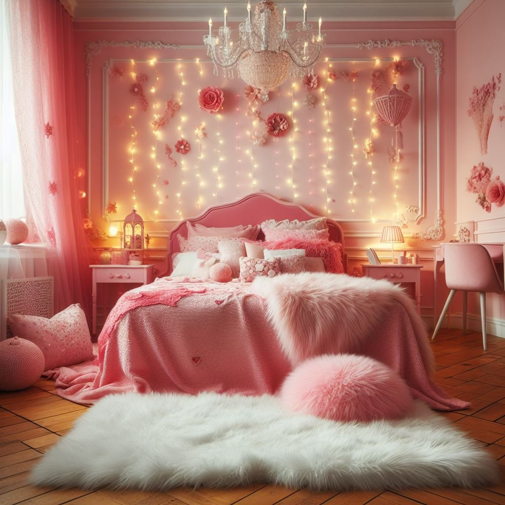 Light Pink Color Combination for Wall