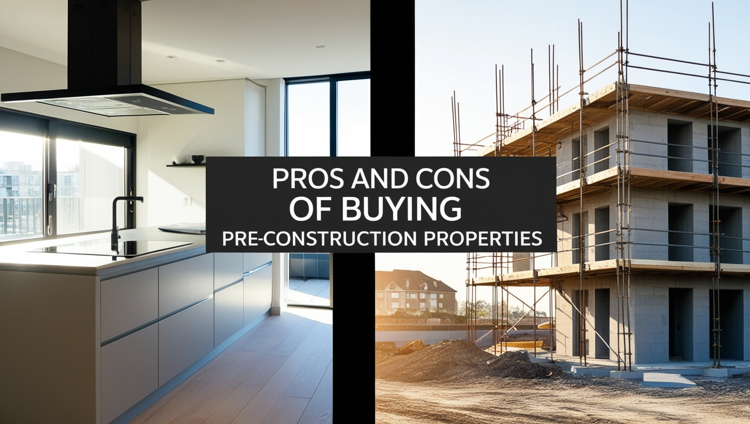 The Pros and Cons of Buying Pre-Construction Properties