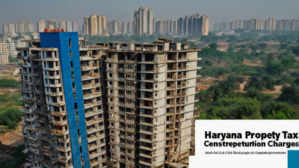 What are development charges in Haryana property tax?